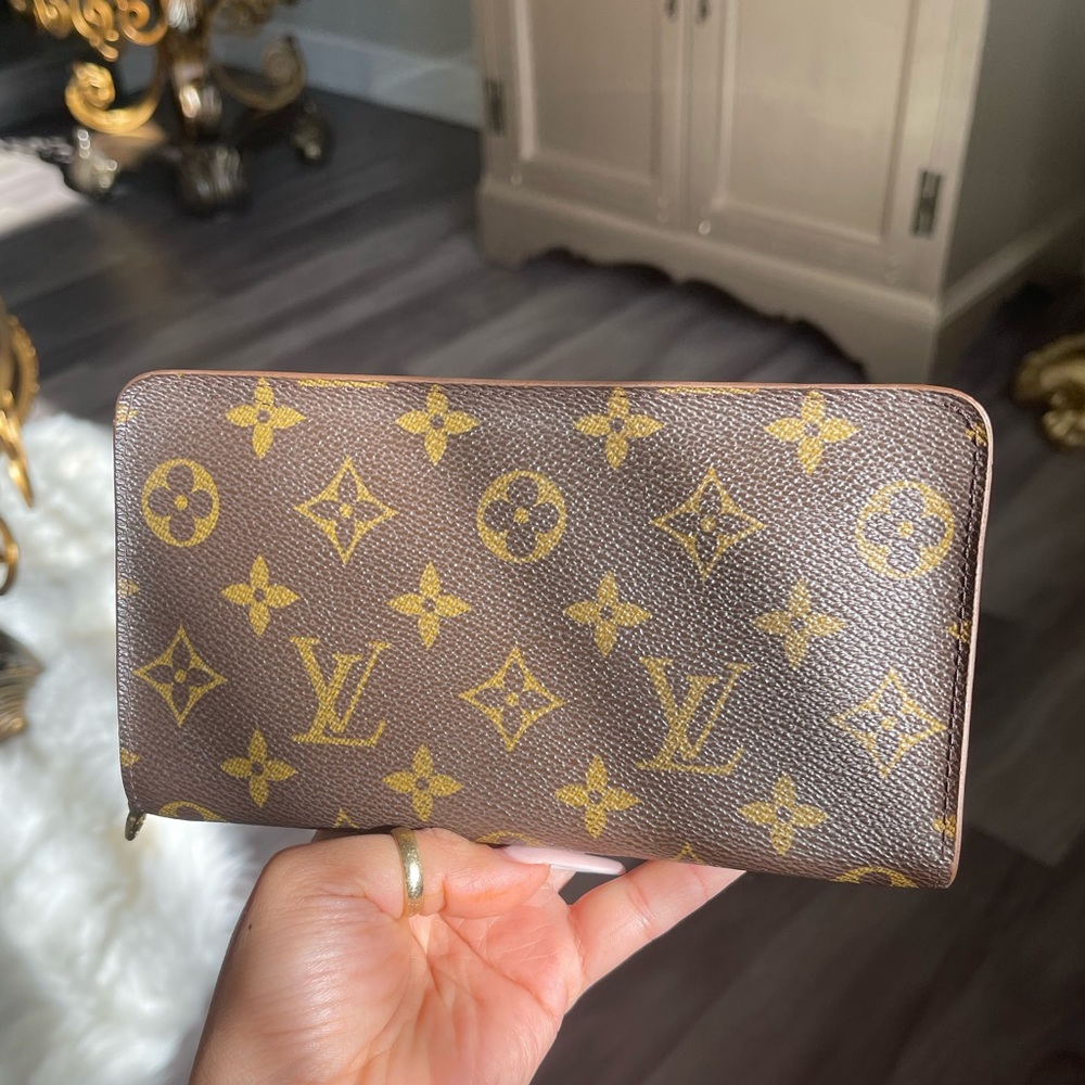 Louis Vuitton Brown and Gold Monogram Wallet